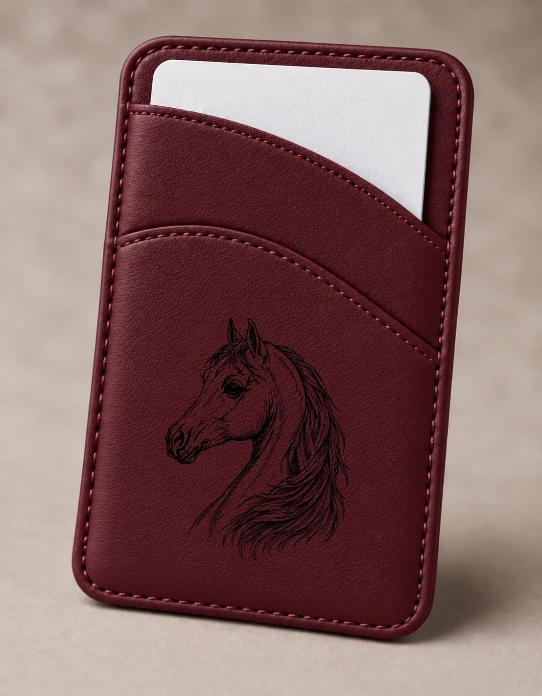 Stick-On Card Holder